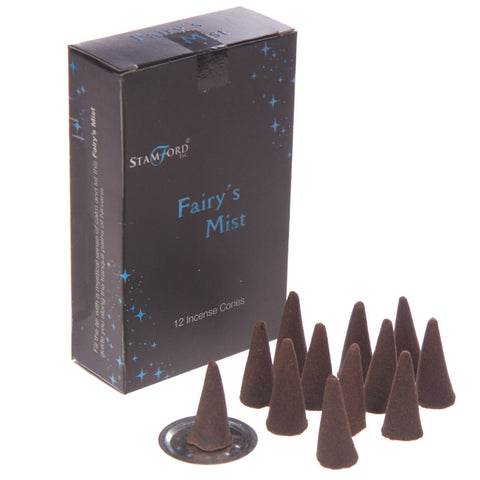 Stamford Black Incense Cones - Fairys Mist