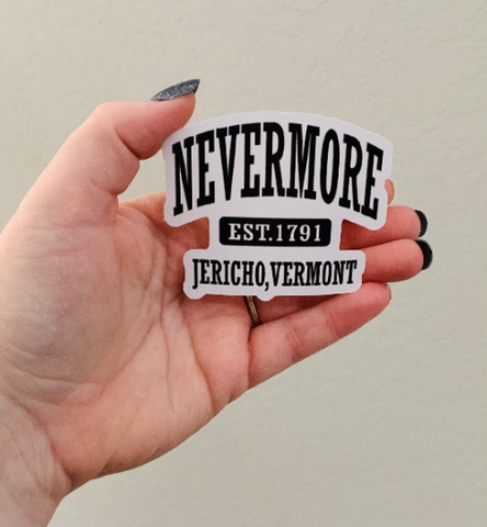 Nevermore-Wednesday Addams Sticker/Magnet